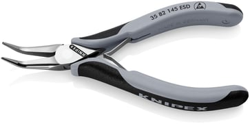 Knipex 35 82 145 ESD Electronics Pliers ESD with multi-component grips mirror polished 145 mm 35 82 145 ESD