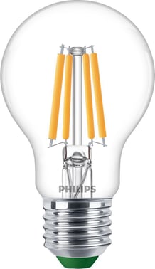 Philips MASTER Ultra Efficient LED Bulb 2.3W (40W) E27 827 A60 Clear Glass 929003622702