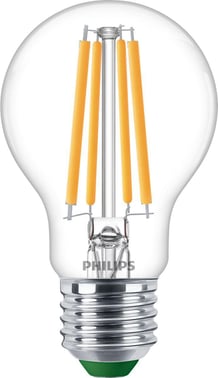 Philips MASTER Ultra Efficient LED Bulb 4W (60W) E27 827 A60 Clear Glass 929003623502