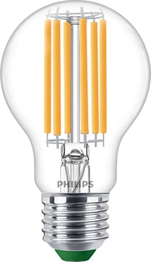 Philips MASTER Ultra Efficient LED Bulb 5.2W (75W) E27 827 A60 Clear Glass 929003624302