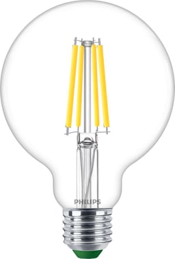 Philips MASTER Ultra Efficient LED Bulb 4W (60W) E27 840 G95 Clear Glass 929003642602