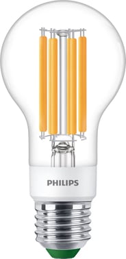 Philips MASTER Ultra Efficient LED Bulb Dimmable 4W (60W) E27 827 A60 Clear Glass 929003691502