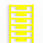 Afdæknings mærke WAD 8 MC NE GE gult blankt mærke 33.3 x 8 mm, passer til WDU4, WEW 35/2 samt ZEW 35/2 serien. Til brug med Printjet og Printjed pro 1112950000 miniature