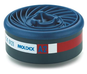 Moldex EasyLock gasfilter 9200 01 A2 8 stk 920001