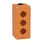 Harmony tom trykknapkasse i orange metal med 3 x Ø30 mm huller for trykknapper og 2 x M25 forskruninger 175 x 80 x 77 mm XAPO3603 miniature