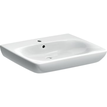 Geberit Renova Comfort wash basin 650 x 550 mm,  white procelain KeraTect 258565600