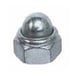 Hexagon domed cap nuts DIN 986-6 zinc plated ZN