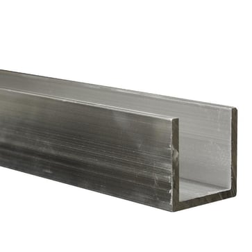 Aluminium U-profiler 6060/6063 15x15x15x2 mm 
