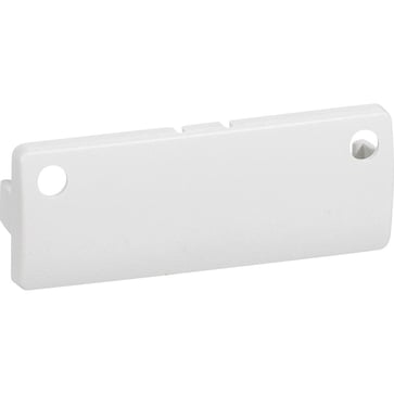 FUGA indsats svagstrømstryk tangent blank for to lysdioder til statustryk, hvid 530D6750