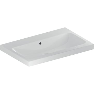 Geberit iCon Light hand rinse basin 750 x 480 mm, white porcelain KeraTect 501.835.00.4