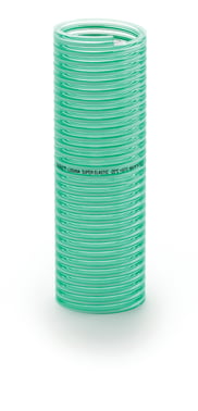 LUISIANA SE Grøn transperant suge- & trykslange Ø 25 mm anbrud 6,5 bar Vakuum: 70 % Temperatur -5°C til +60°C 911022025013G