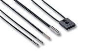 Fiberoptisk sensor, diffuse, 3 mm dia hoved, koaksial type standard R25 fiber, 2m kabel E32-D32L 2M 379199