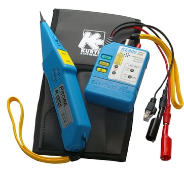 Easytest Fiber kobber & fiber kabelsøge kit KE801 5706445370245