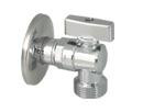 MINI 041 Angle valve with check & roset nipple/nipple 3/4"X1/2" 744407233