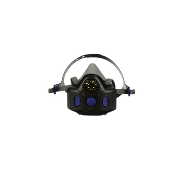 3M Secure Click Half Mask Reusable Respirator, Speaking Diaphragm, Medium, HF-801SD, 1 pcs 7100171980