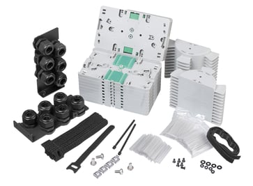 HD splice tray kit for 4HE (max 288 fiber) ACTFMSPT4USET