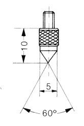 Conical Point (mm)/Steel 101120