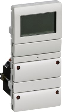 KNX Rumtermostat LK FUGA Multitryk med display, rumføler og varmestyring, LG 507D5042