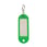 Key tag in plastic with S-type keyring (50 Pcs. Packing) GREEN 20327130 miniature