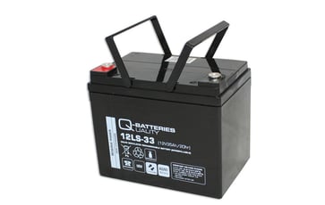 Q-Batteries 12V-33Ah blybatteri 195X130X155 100030956