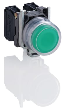 Lampetryk grøn /LED 240VAC 1NO ATEX XB4BP383M5EX