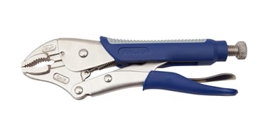 Irimo locking plier soft grip curved jaws 250mm 648-250-1