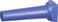 OPUS 66/74 dåse for isætning forfra blå montagedorn, blå 504N2100 miniature