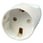 Extensiton plug schuko F25, white 443140 miniature
