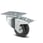 Tente Drejeligt hjul m/ bremse, sort massiv gummi, Ø80 mm, 100 kg, glideleje, med trådfang, med plade Byggehøjde: 108 mm. Driftstemperatur:  -20°/+60° 00001391 miniature