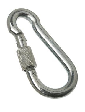 Galv Snap Hook w/Safety Screw 8x80mm GKL8