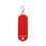 Key tag in plastic with S-type keyring (50 Pcs. Packing) RED 20327150 miniature