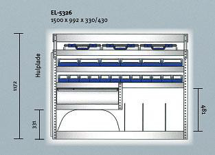 Reol Bilindretning El-5326/430/Us EL-5326/430/US