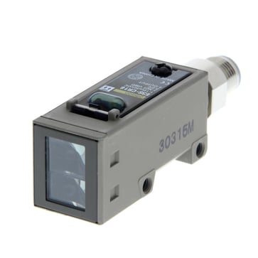 Fotoaftaster, reflekterende, 3m, DC, 3-leder, NPN/PNP, vandret, M12 plug-in E3S-CR16 OMS 239831