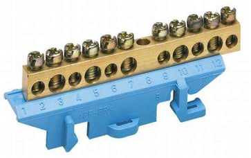 Brass terminal 73 mm with socket earth KM11E