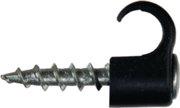 TCS-C3 8-12 screw fixing clip, black 2190015