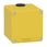 Harmony tom nødstopkasse i gul metal uden hul for trykknap og 2 x M20 forskruninger 80 x 80 x 77 mm XAPK14 miniature