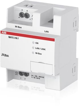 EMS/Gateway til 16 EQ målere med M-BUS QA/S3.16.1 2CDG110226R0011
