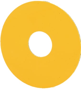 M22-XAK -  Nødstopskilt gult uden tekst 216464