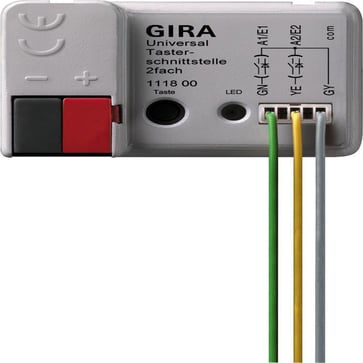 Gira KNX 2-moduls universel knap interface 111800