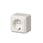 Socket outlet Schuko, 1-g, screwless terminals 2TKA000660G1 miniature