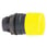 Harmony paddetrykshoved i plast med Ø30 mm padde i gul farve med fjeder-retur ZB5AC54 miniature