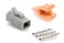 Kit, plug / socket, 4 contacts, Amphenol Industrial 302-20-558 miniature