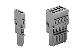 X-Com 1-C female plug5 poles grey 769-105