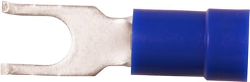 Isol. gaffelkabelsko A2543GB, 1,5-2,5mm², M4, bøjet, Blå 7278-282900