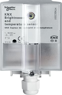 KNX brightness- a. temperature sensor MTN663991