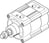 Festo Normcylinder DSBC-125-125-PPVA-N3 1804961 miniature