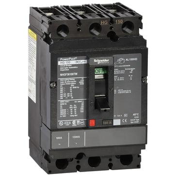 PowerPact multistandard - H-Frame - 40 A - 65 KA - Therm-Mag trip unit NHGF36040TW