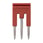 Cross bar for terminal blocks 1mm² push-in plusmodels 3 poles red color XW5S-P1.5-3RD 669966 miniature