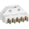 Angled plug 16A 380V AC, O-P-E-P-P, white 210A1061 miniature