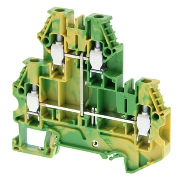 Multi-tier ground DIN rail terminal block with screw connection formounting on TS 35; nominal cross section 4mm² XW5G-S4.0-1.1-2 669269